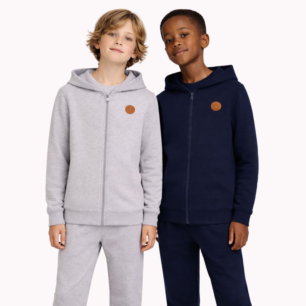 Kit 2 Conjuntos de Moletom Infantil Menino Zíper 