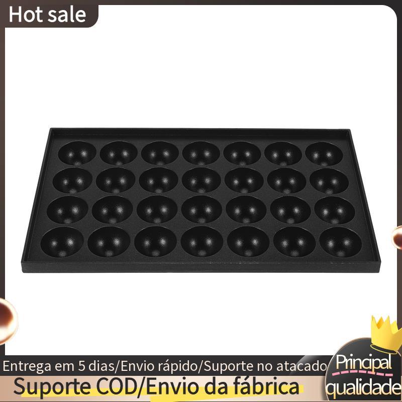 28 Furos 4cm Takoyaki Placa Quente Antiaderente Co