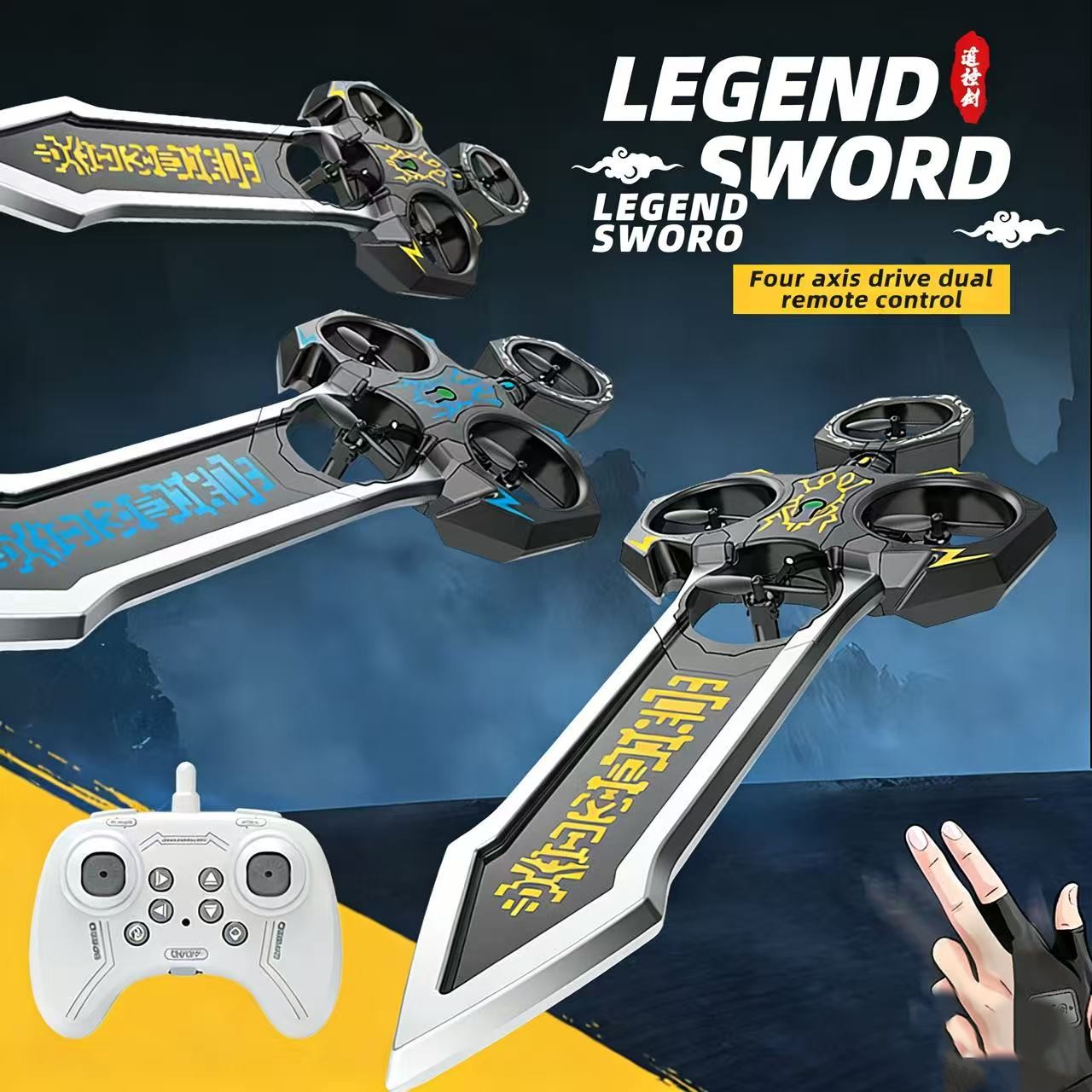 Espada Voadora Drone Aeronave De Controle Remoto B