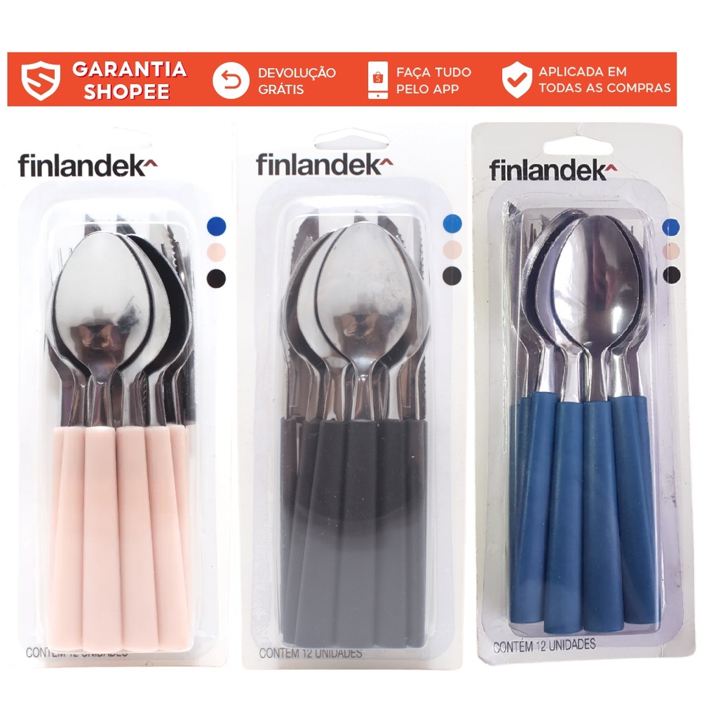 Kit de Talheres 12 peças Finlandek – VARIAS