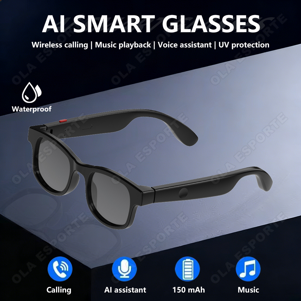 Óculos Bluetooth Inteligentes com Multifuncionali
