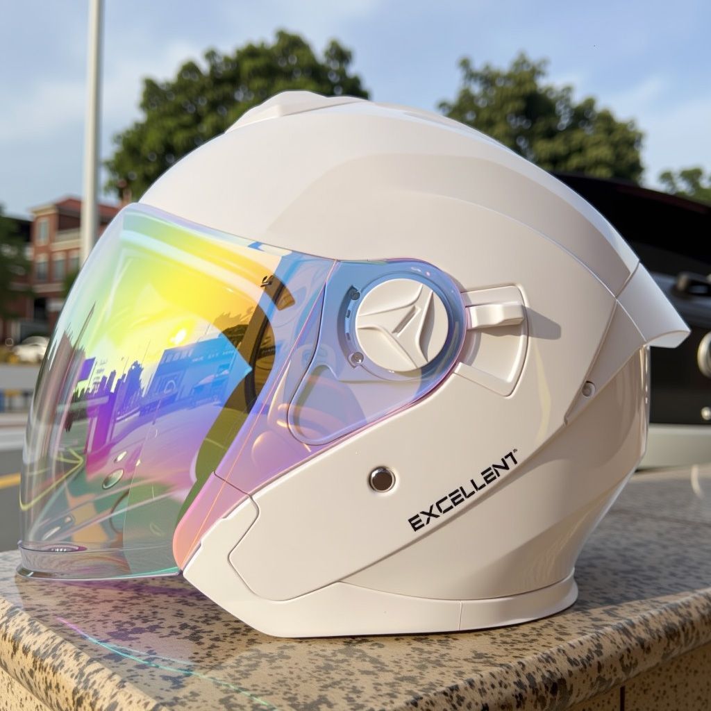 Capacetes de motocicleta masculinos e femininos