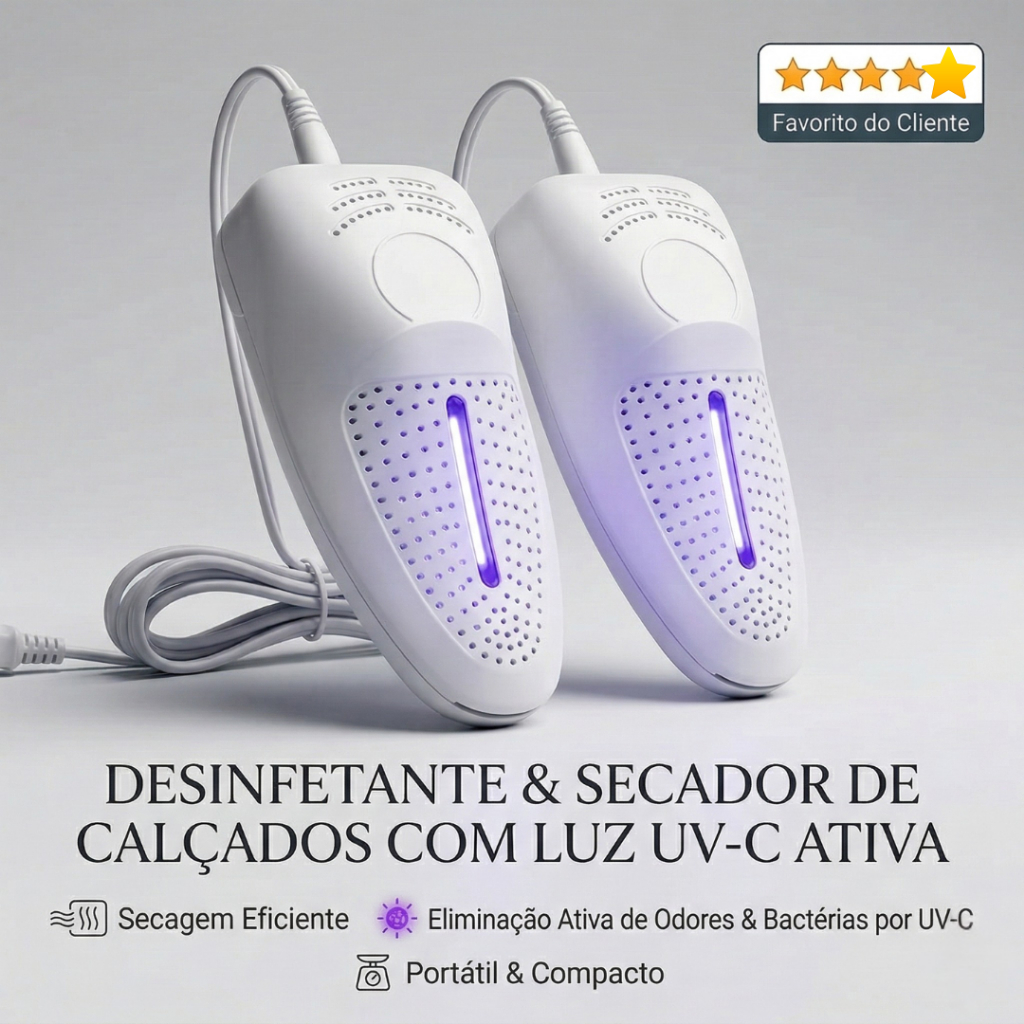 Secador de Tênis e Sapatos Elétrico Tira Odor Se