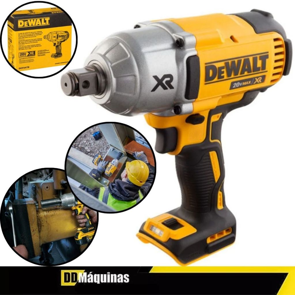 Chave de Impacto 3/4 Pol. Sem Bateria e Carregador