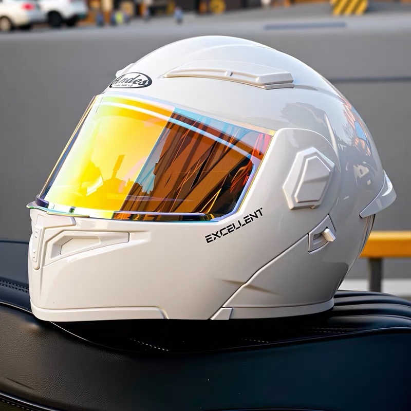 Capacete Motocicleta Capacete Completo Homens Mulh