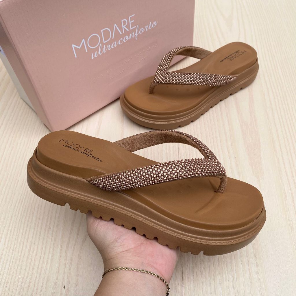 Papete Sandália Feminina Modare Plataforma Trator