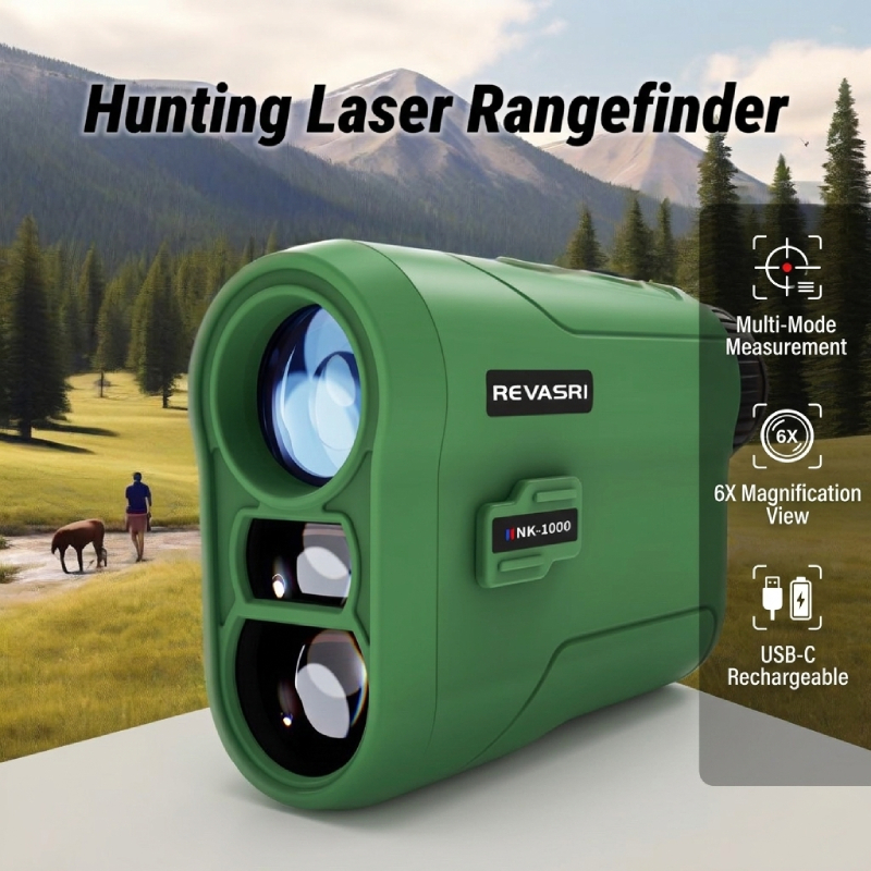 One REVASRI 1000m Laser Rangefinder Medidor Multi