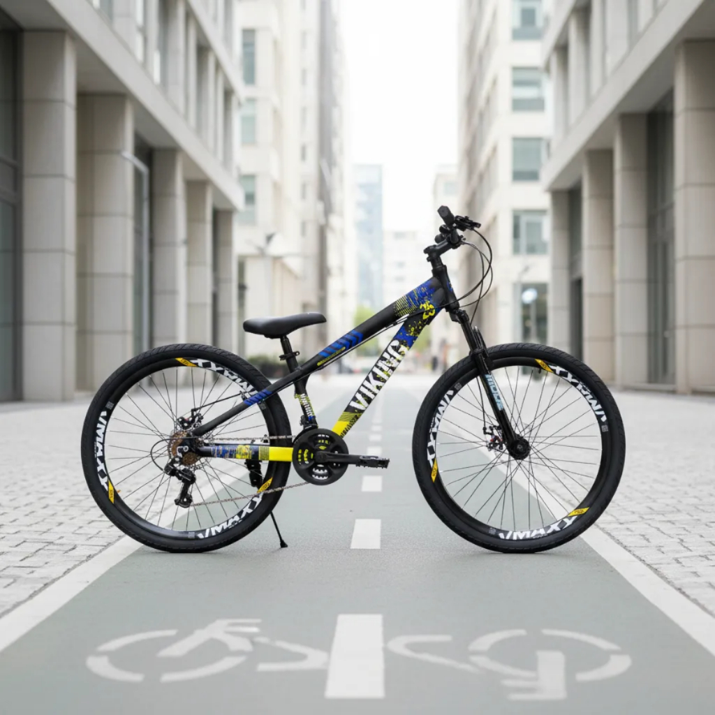 BICICLETA MTB VIKINGX TUFF 25 ARO 26 21V FREIO A D