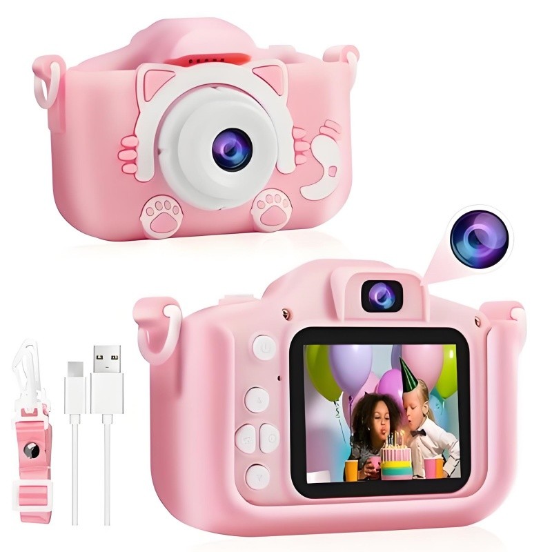 Câmera Digital Infantil , Mini Fotógrafo E Filme