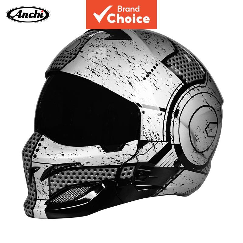 Ultra Leve Retro ABS Moto Combinação Facial Unis