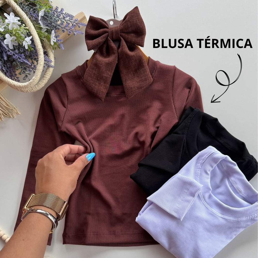 Kit 2 Blusa de frio manga longa Infantil camiseta 