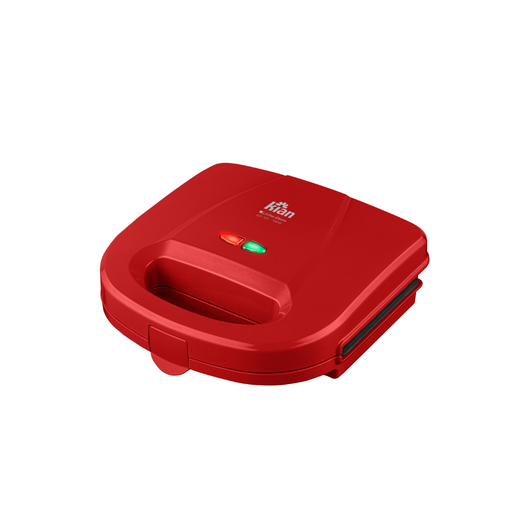 Sanduicheira Grill Kian Antiaderente Vermelho 750w