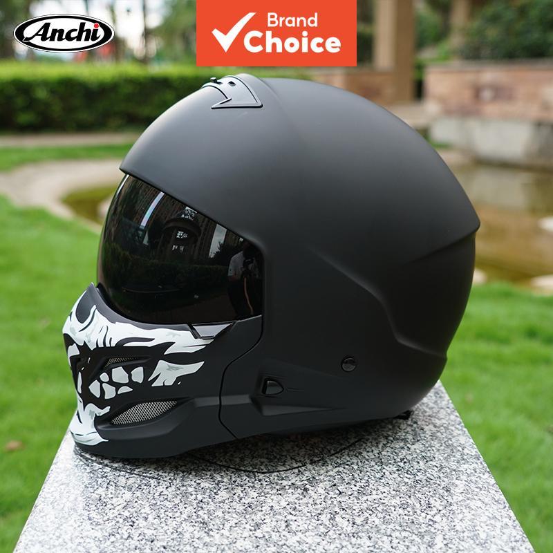 Capacete de Motocicleta Retrô Ultraleve Unissex p