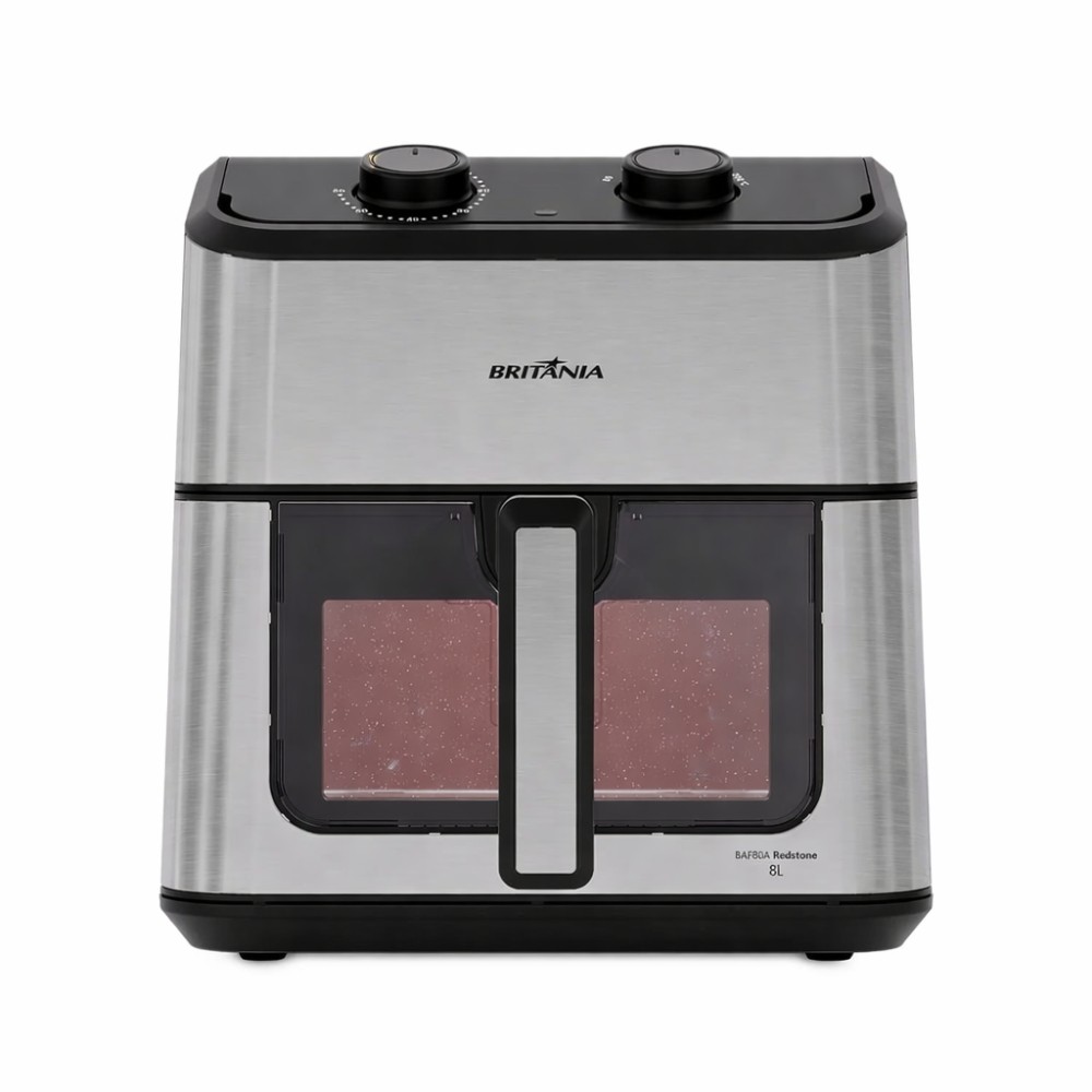 Fritadeira Air Fryer Britânia 1900W 3 em 1 8L 127