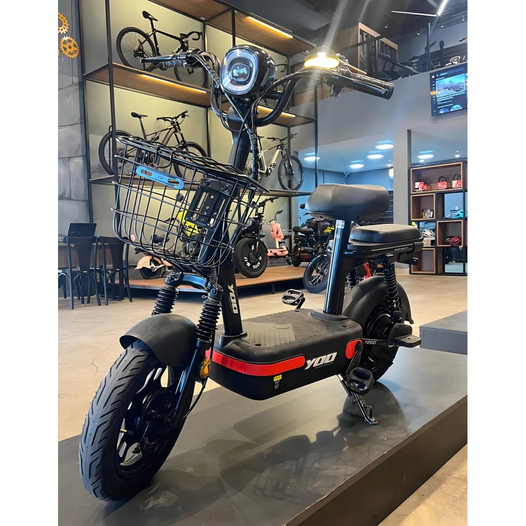 Bicicleta Elétrica Oggi Yoo Y-200 Aro 14 Scooter 