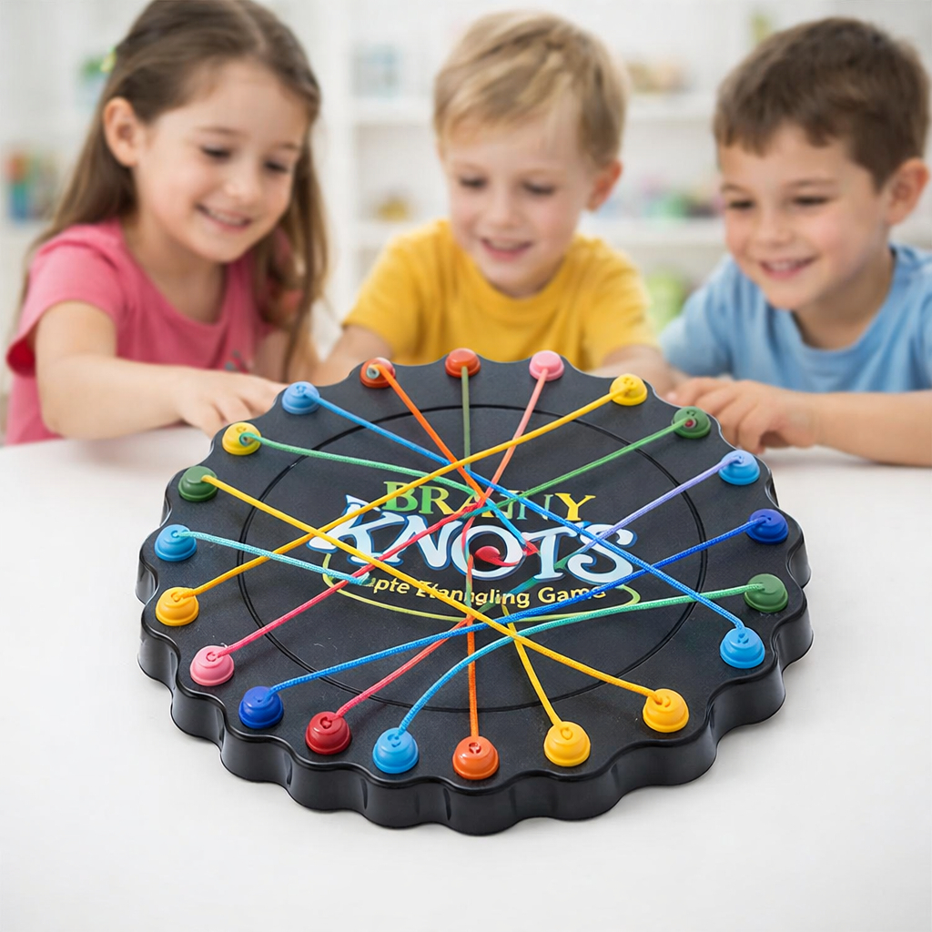 Jogo Tabuleiro Estratégia Desafio Cordas Educativ