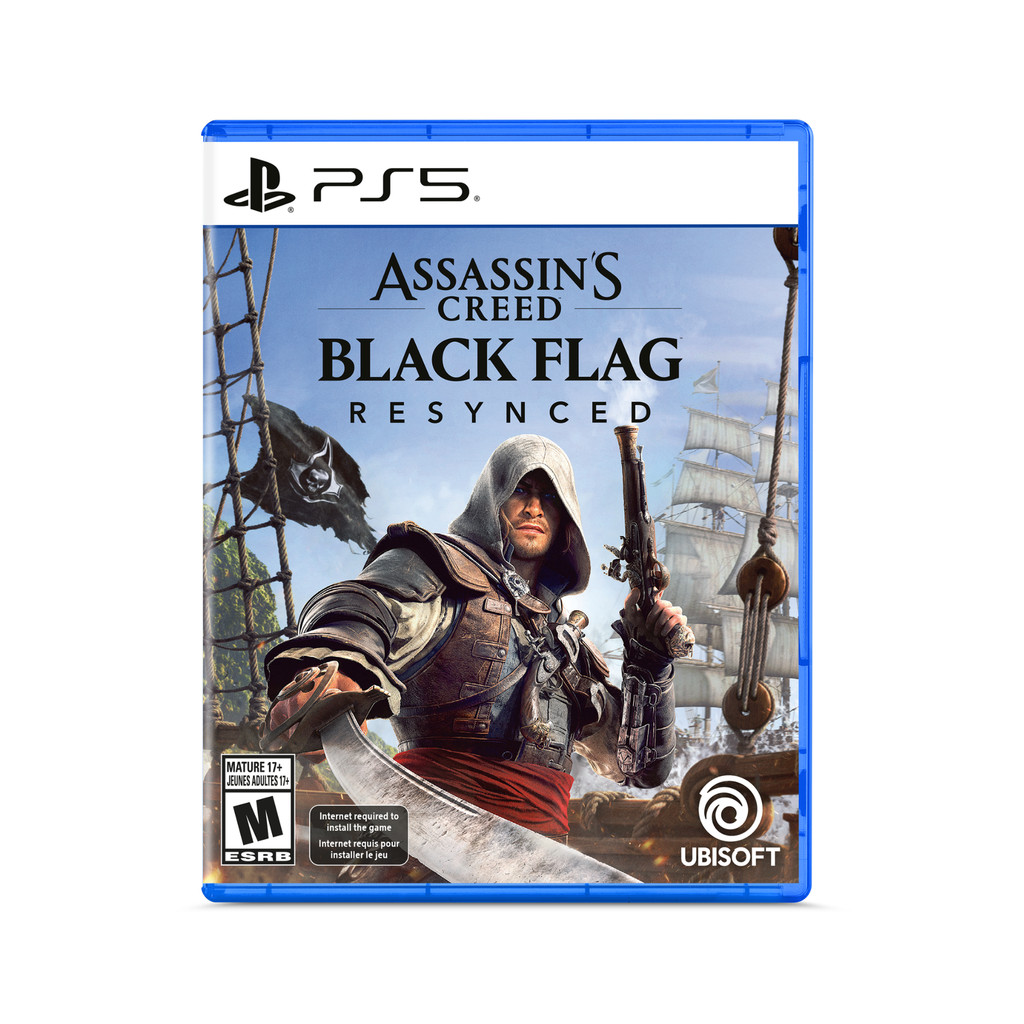 Assassins Creed Black Flag Resynced PS5 Midia Fisi