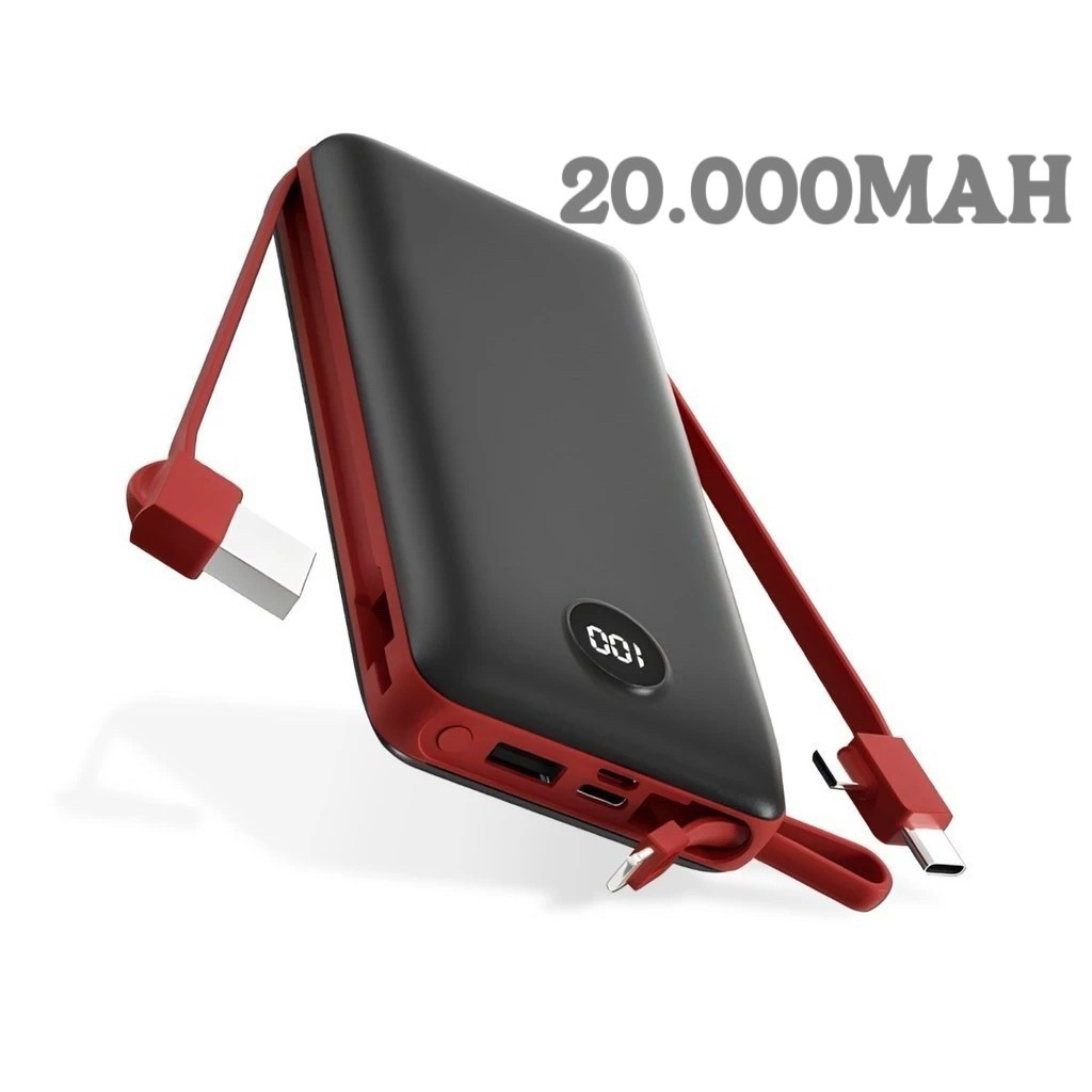 Power Bank Carregador Portátil 20.000mAh Digital 