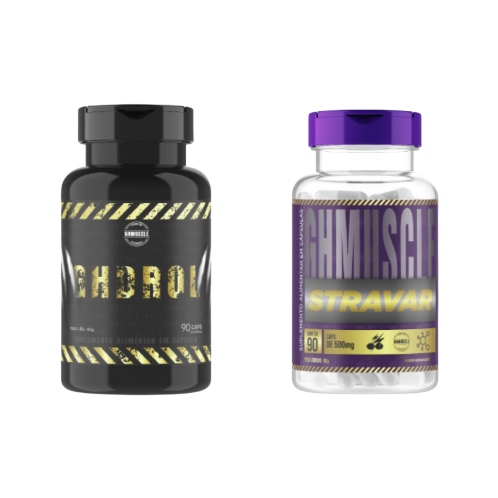 1 Ghdrol + 1 Stravar – Laboratório Ghmuscle