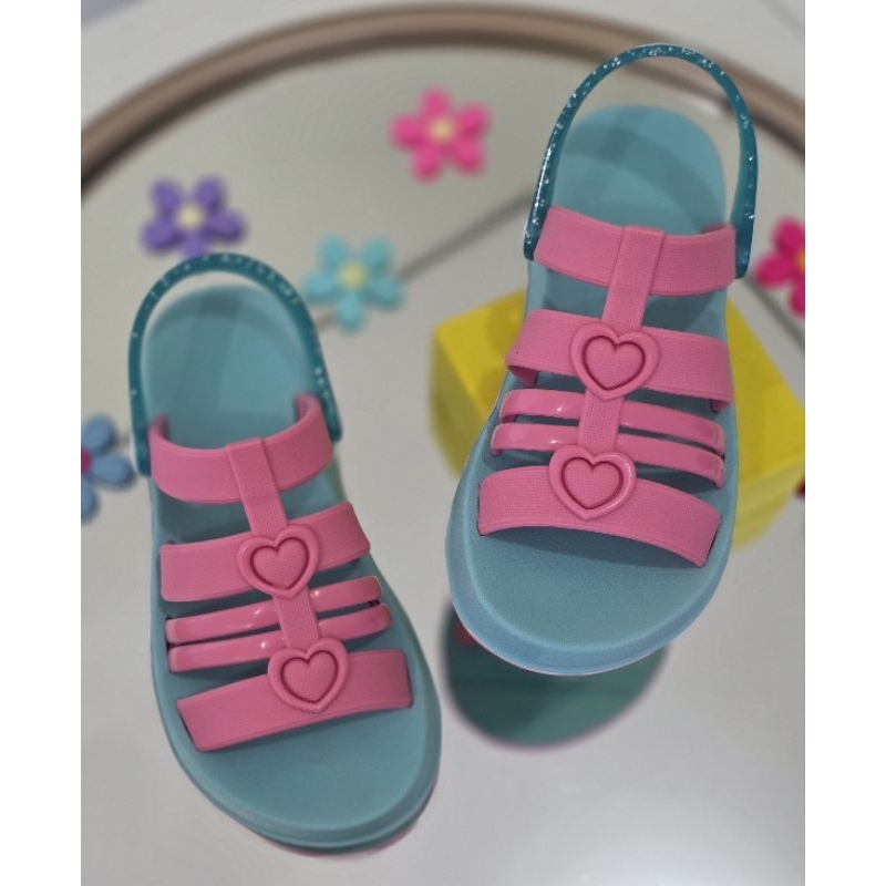 SANDÁLIA/CHINELO INFANTIL FEMININA DUAS FORMAS DE