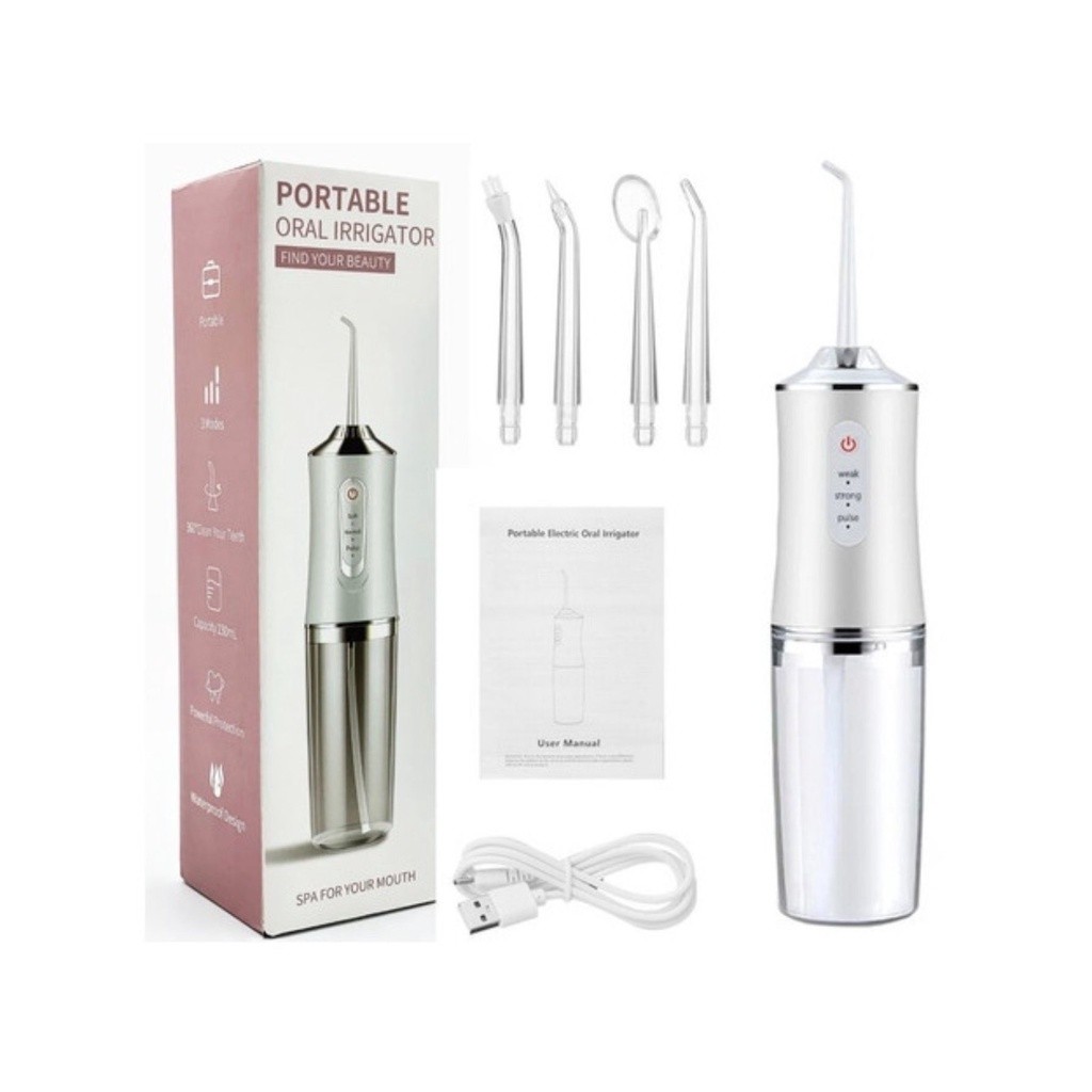 Irrigador Bucal Portátil Jato Dágua Fio Dental P