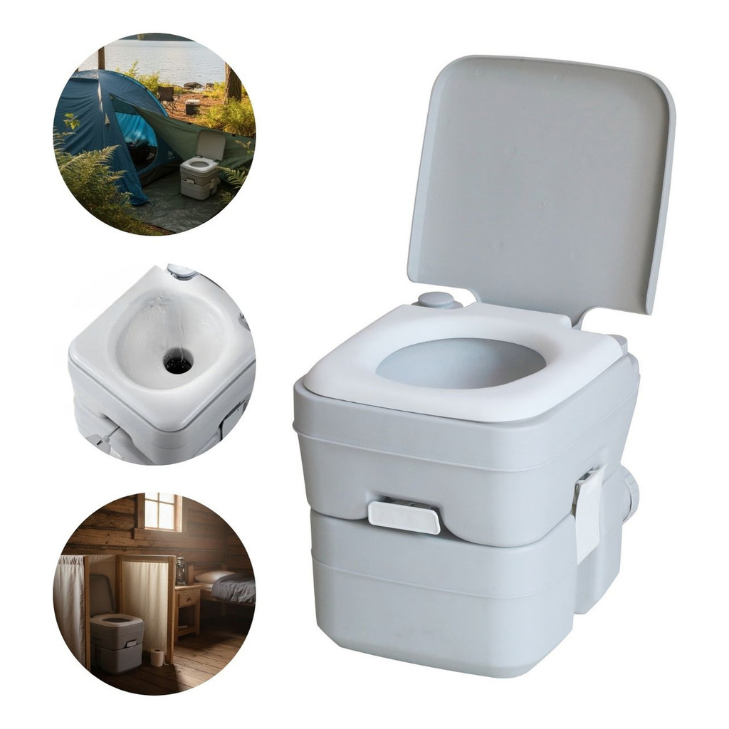 Banheiro Vaso Portátil 20L ImportWay Vaso sanitá