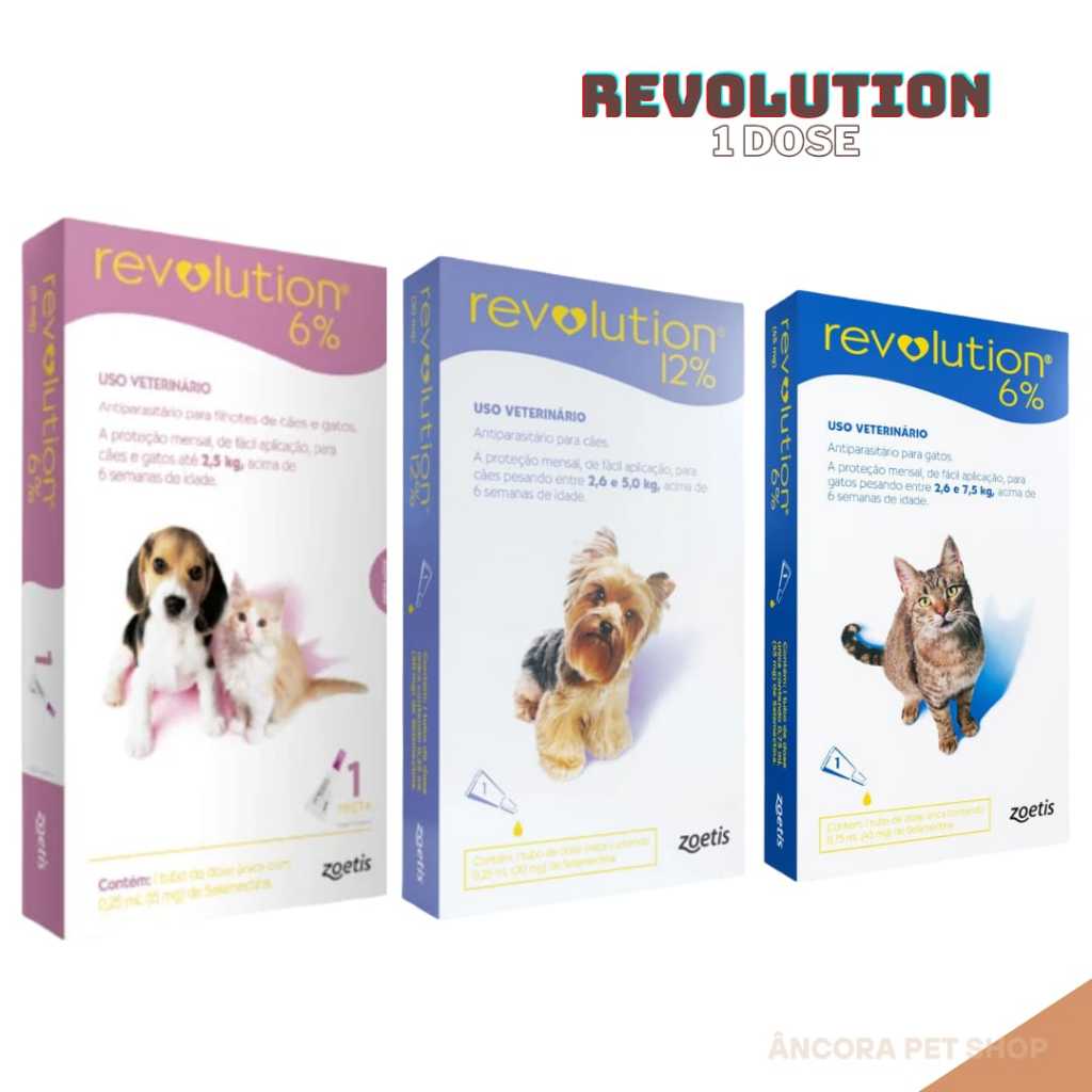 Antipulgas Revolution 6% Pet – 1 Pepita