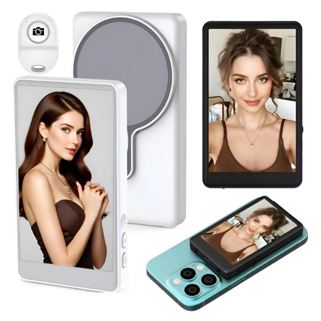 Tela Monitor Magnético De Selfie Vlog Para Celula