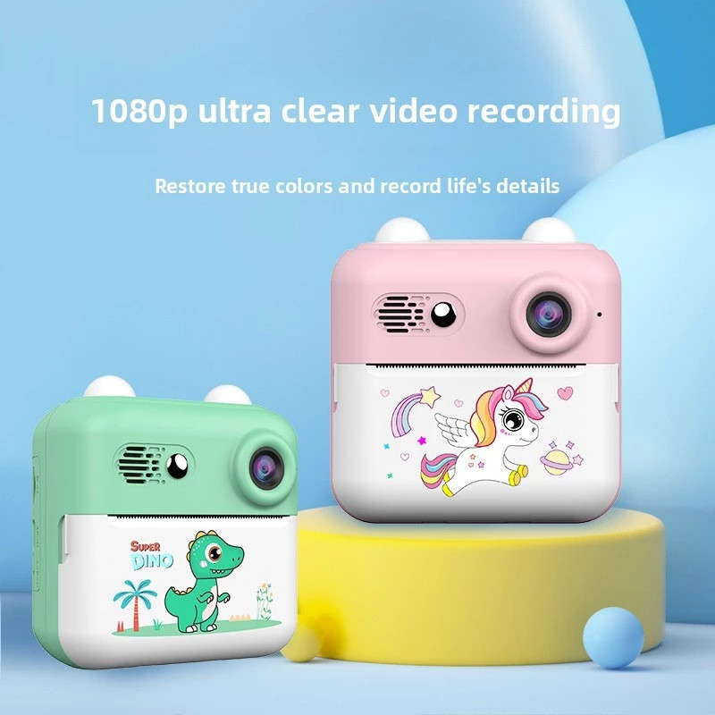 Câmera Infantil de Impressão Instantânea  Fotog