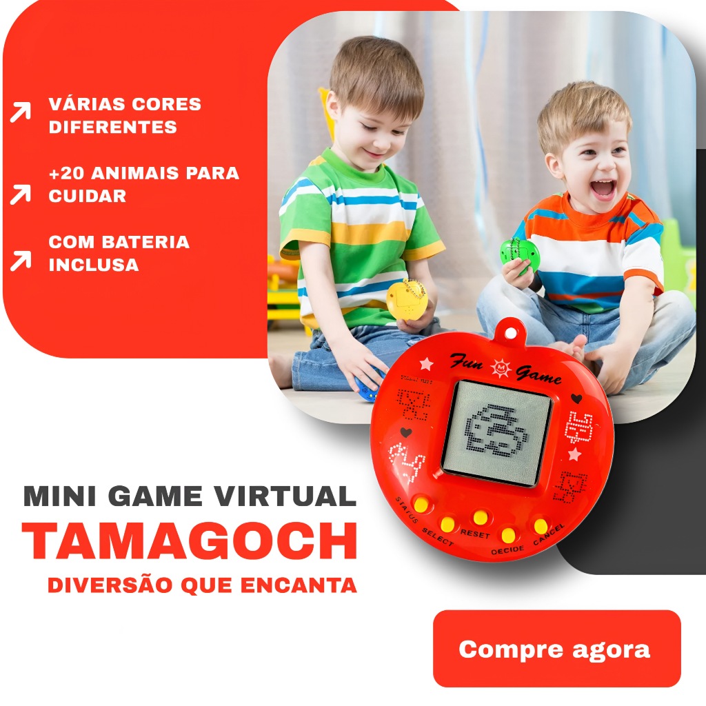 Kit 1/3/5 Bichinho Virtual Tamagochi 168 Bichinhos