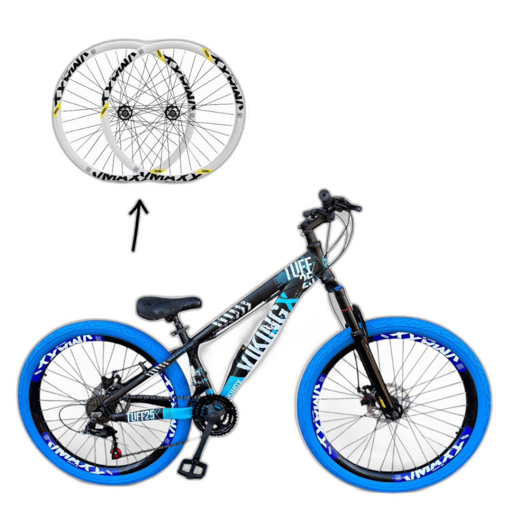 Bike 26 Viking Tuff 21v Freeride Vmaxx Branco Dh F
