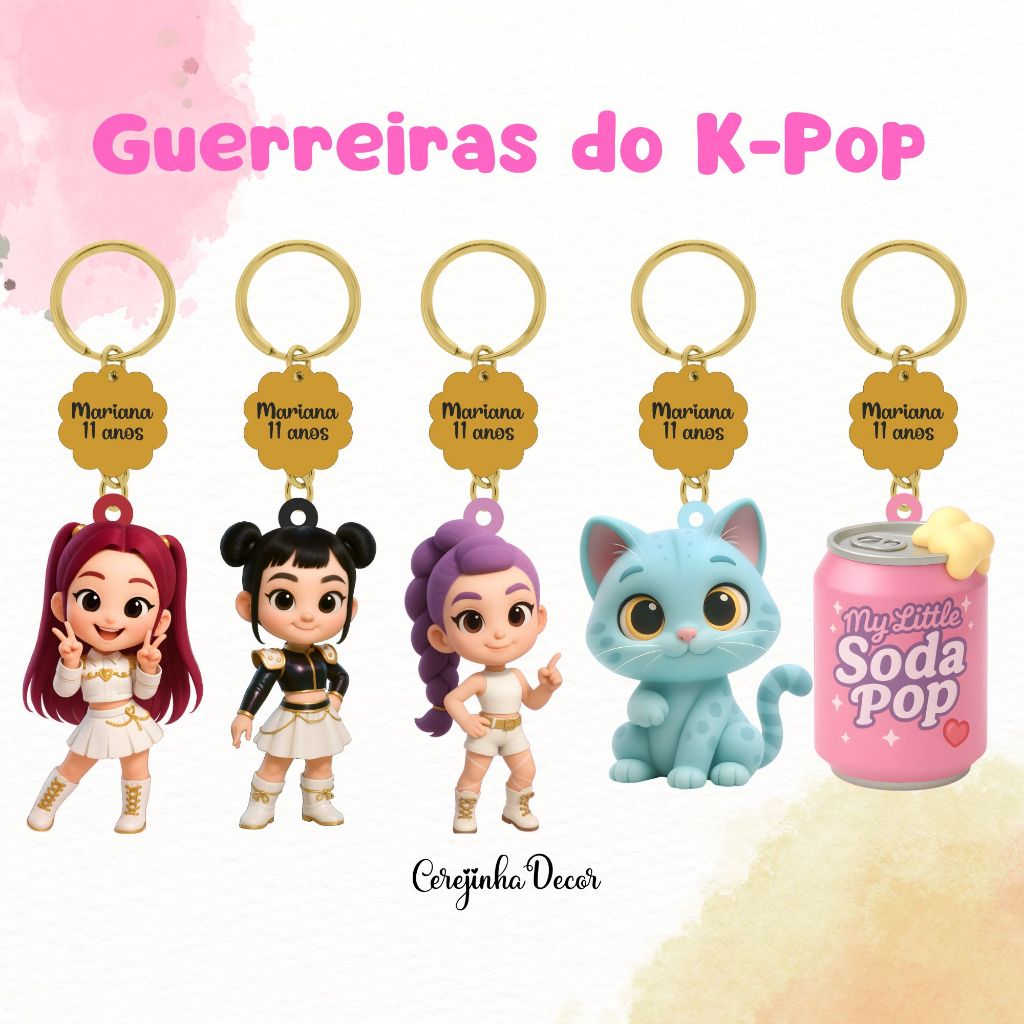 Chaveiro Guerer do Kpop – Chaveiro Personali