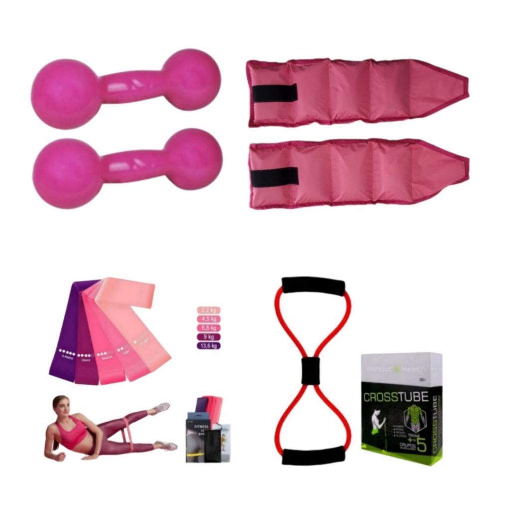 Kit Fisioterapia Treino Funcional Par Halter 0.500