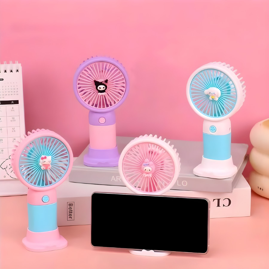 Mini Ventilador Portátil Recarregável Usb com su