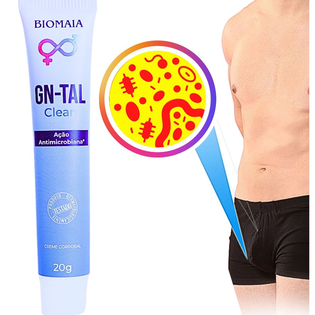 Pomada Íntima Masculina Gn-tal Clean 20g Conforto
