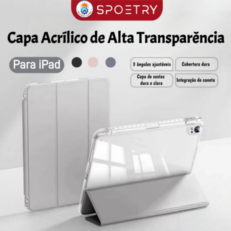 Capa Para IPad Pro 11 Polegadas 4/3/2. Geração C