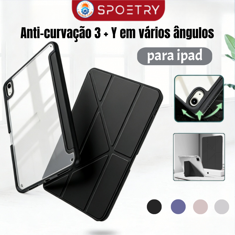 Capa Inteligente Com Suporte Para Caneta Para IPad