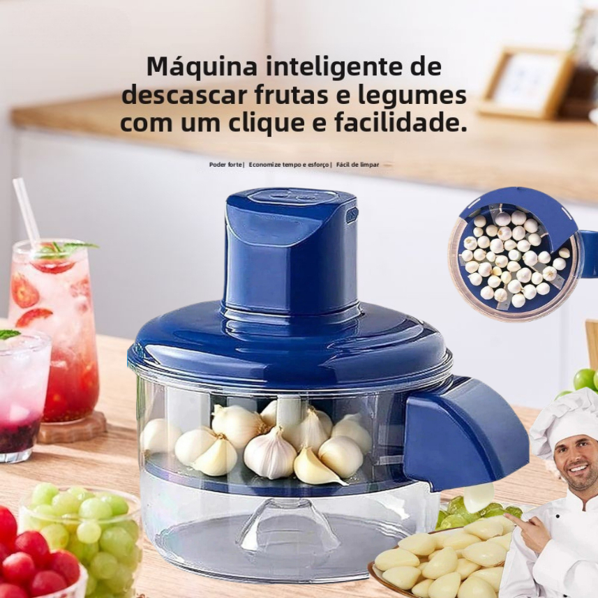 Descascador elétrico automático, descascador de 