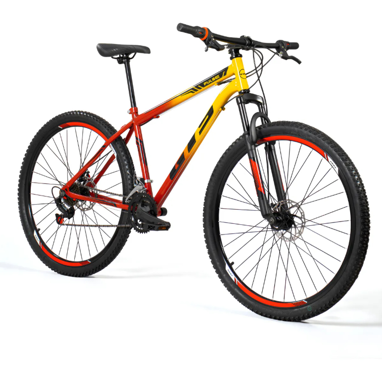Bicicleta Aro 29 Aço Carbono Gts Pulse  24v Suspe