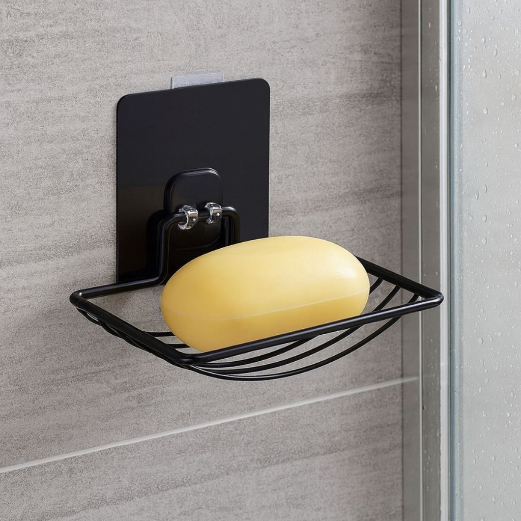 Saboneteira de Inox com Adesivo Sem Furo Fixação