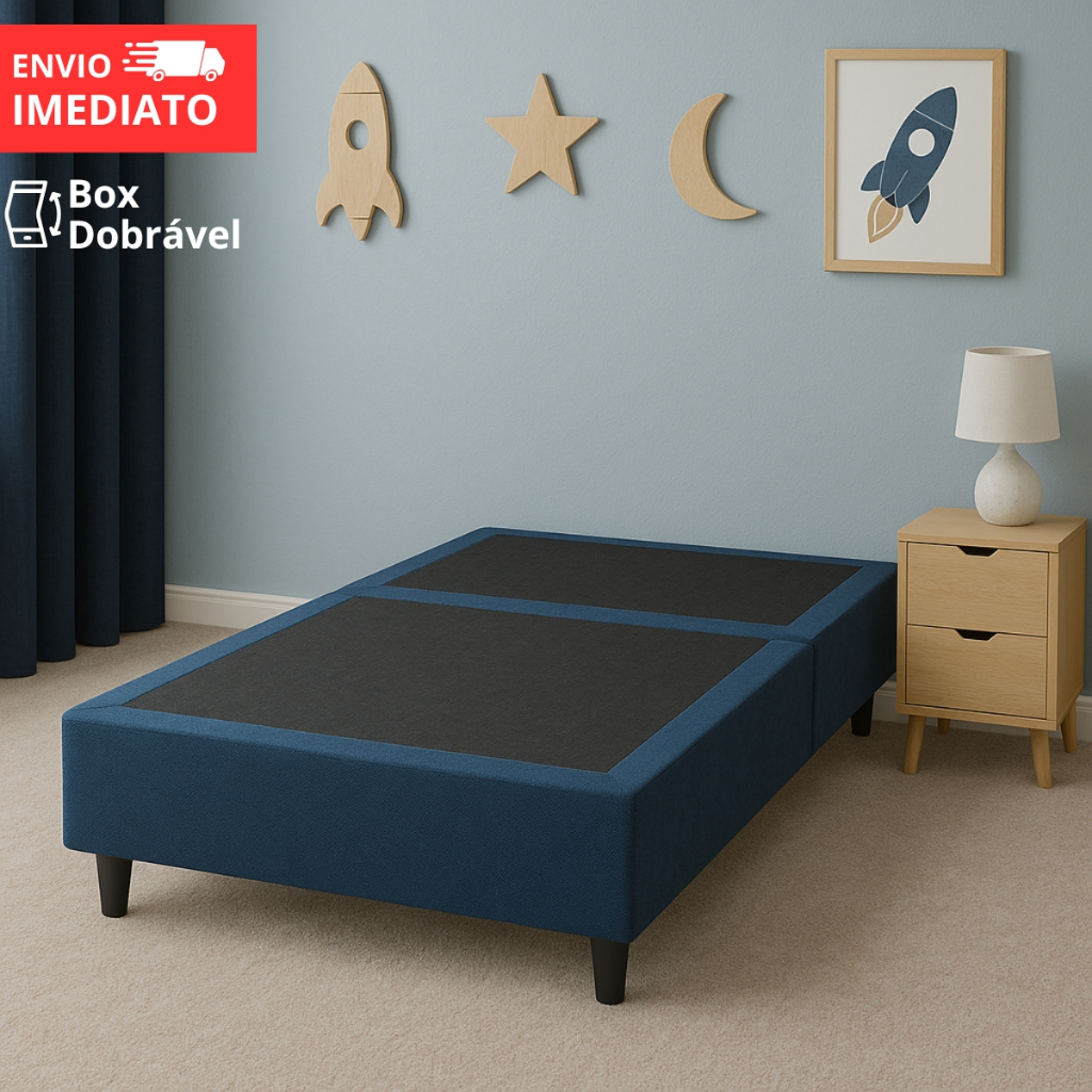 Cama Infantil Base Box Colchao Infantil Menino Men