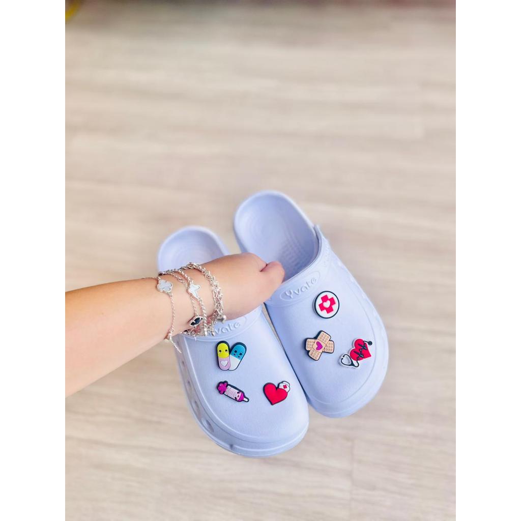 H Sapato Fechado Branco Enfermagem Feminino Antide