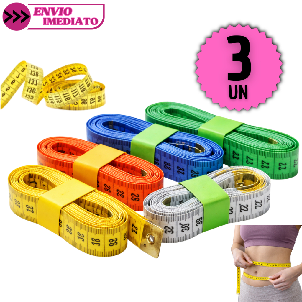 Fitas Métricas Corporal Premium 3 UNID Academia C