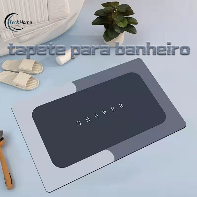 Tapete de Banheiro Antiderrapante Super Absorvente
