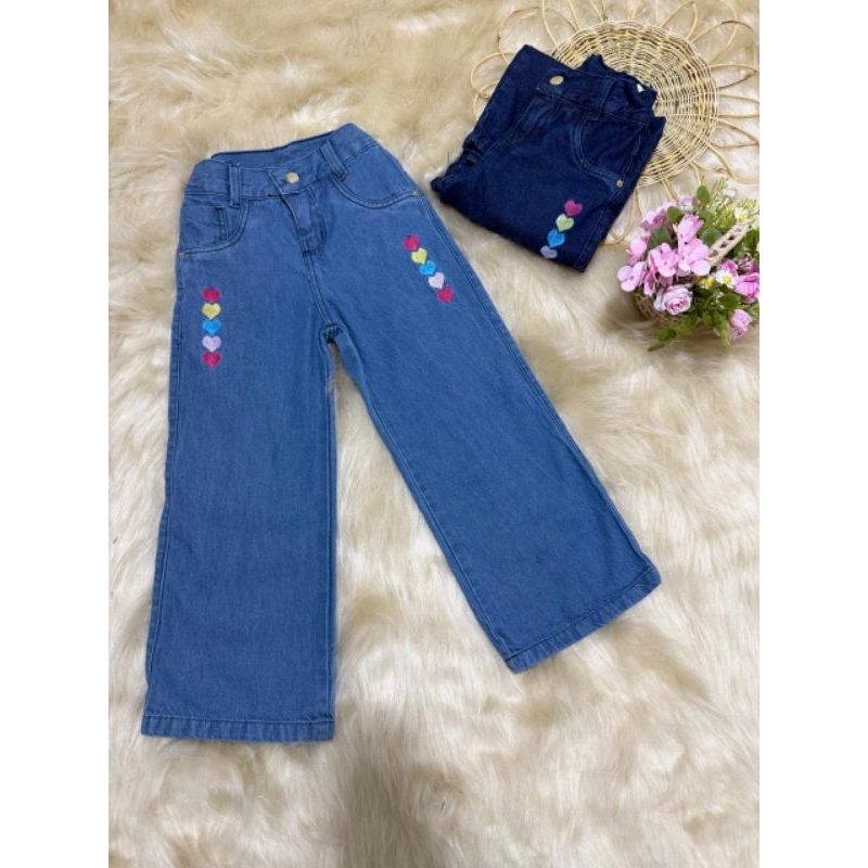 Calça Wide Leg Infantil e Juvenil Menina-Moderna,