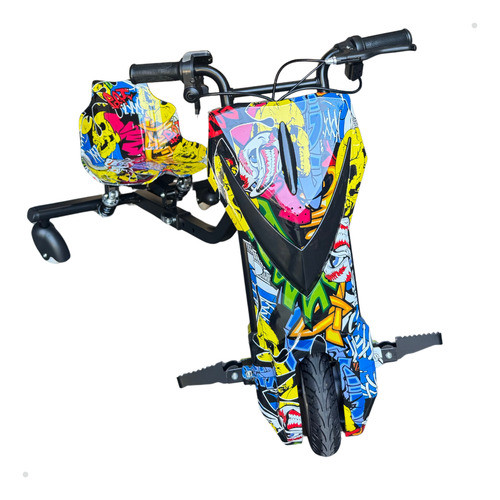 Patinete Triciclo Eletrico Drift 350w Amortecedor 