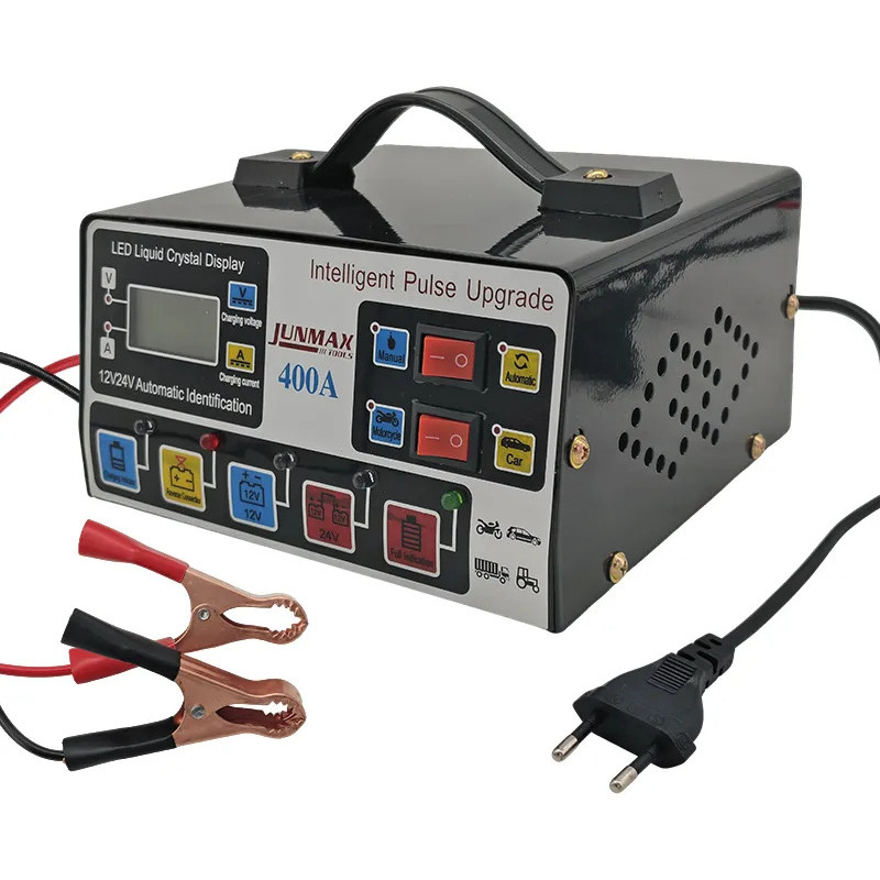 JUMLEE Carregador de Bateria 12V 24V 400A Intelige