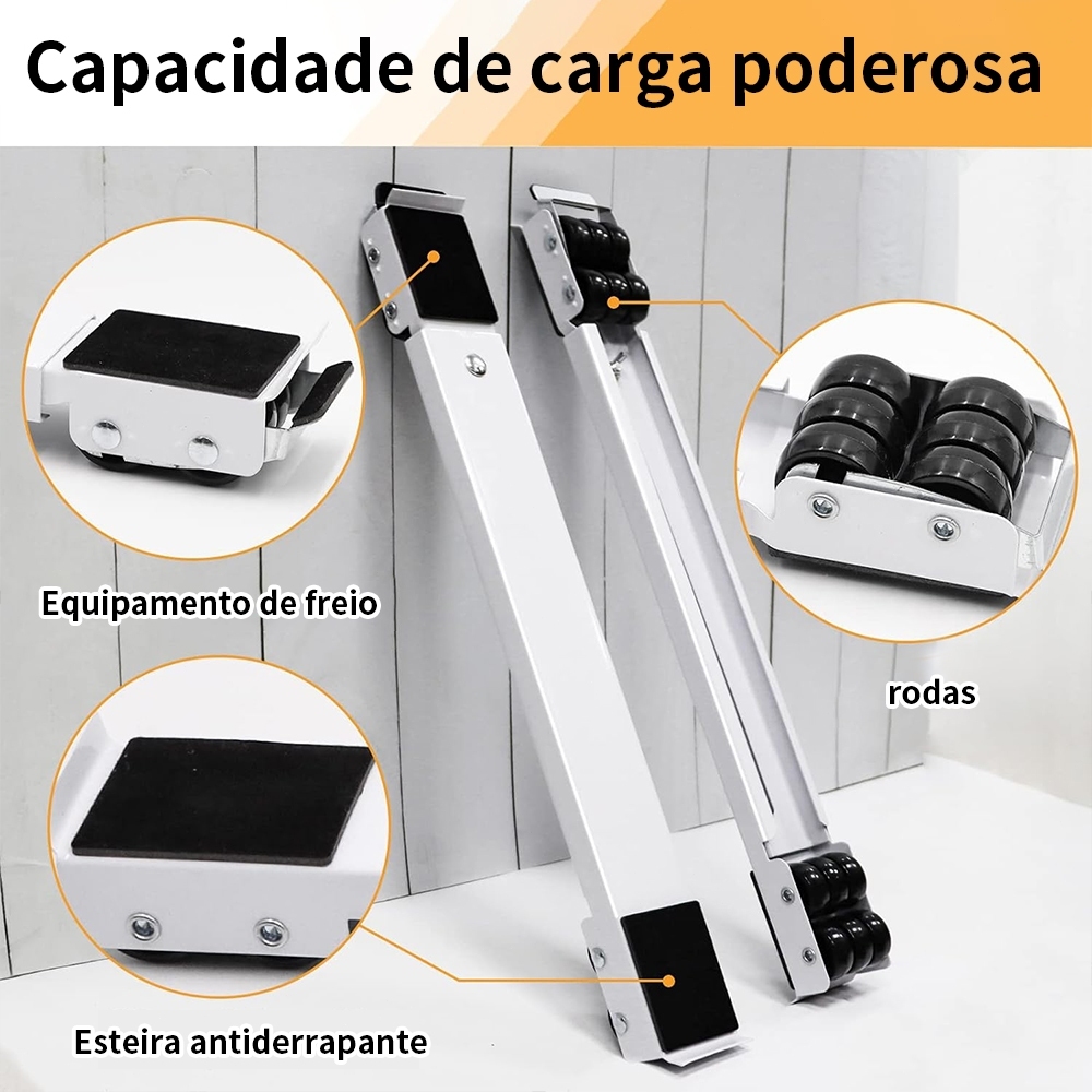Suporte De Base Com Rodinha Para 200kg Aparelho Mo