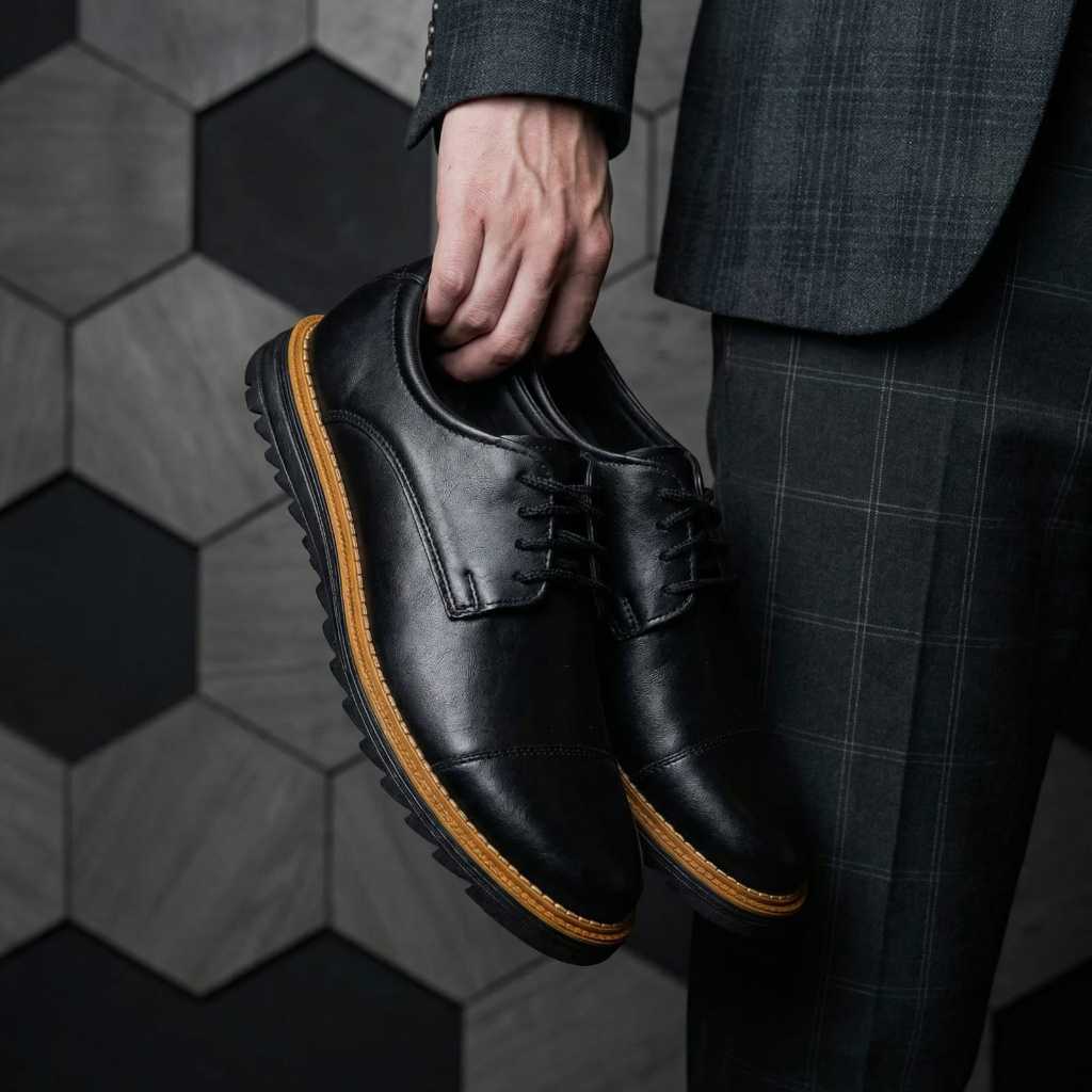 Sapato Social Oxford Casual Leve e Macio Confortá