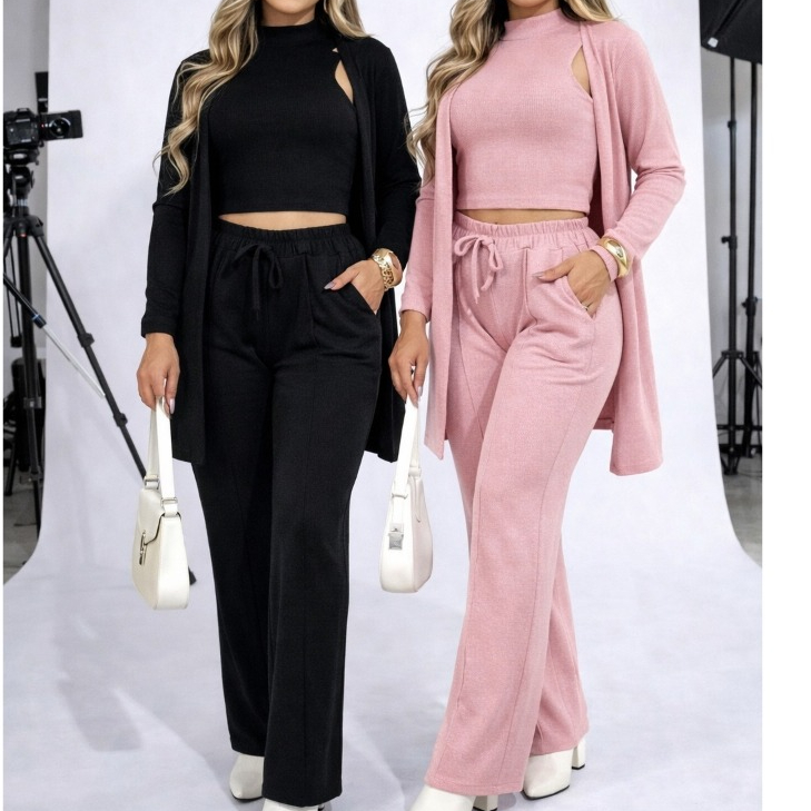 Conjunto Lanzinhã Tres Pieças Femenino Iverno